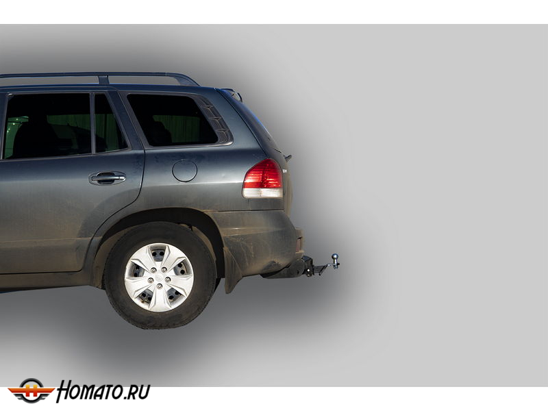 Фаркоп HYUNDAI SANTA FE CLASSIC (SM) (ТАГАЗ) 2001-2006, 2007-2012 | шар E - под квадрат - быстросъемный | Лидер Плюс | H205-E