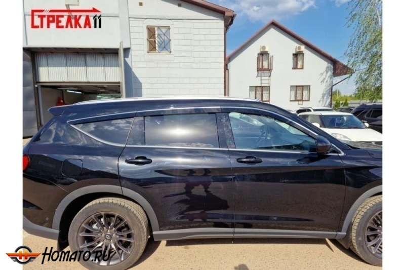 Дефлекторы Dongfeng DFSK ix7 | премиум, плоские, 2D