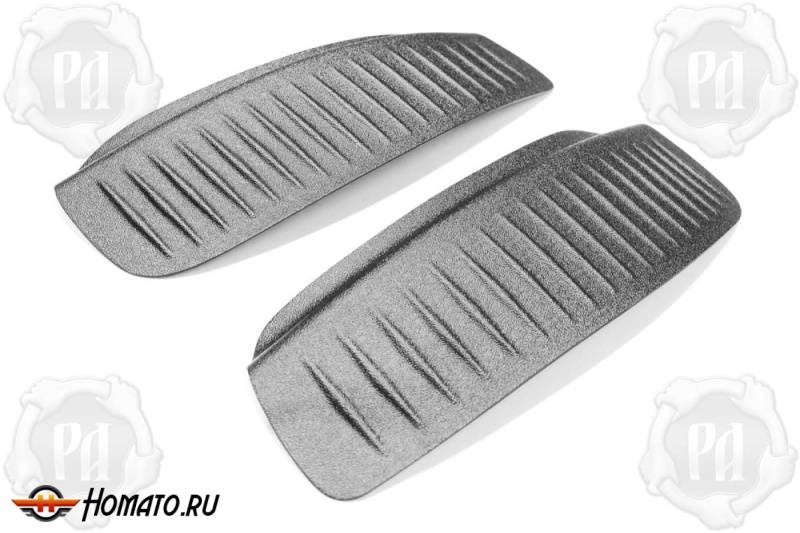 Накладки на пороги задних арок для Хавал Н3 2024+ | шагрень