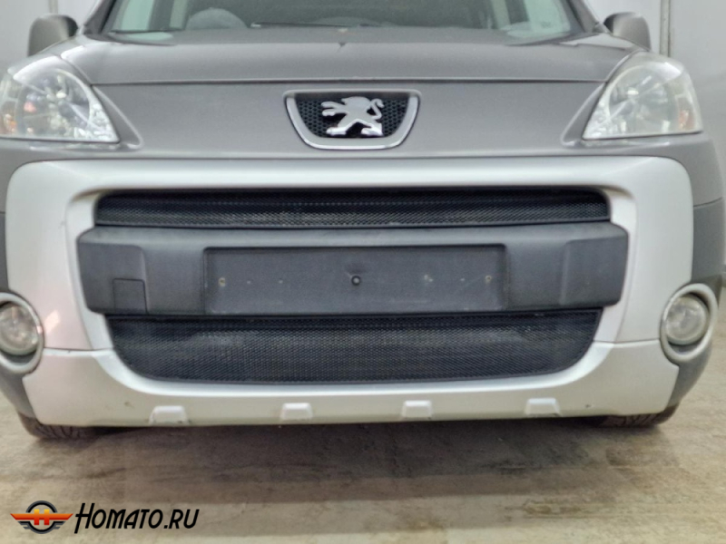 Защита радиатора для Peugeot Partner B9 (2008-2012) дорестайл | Стандарт