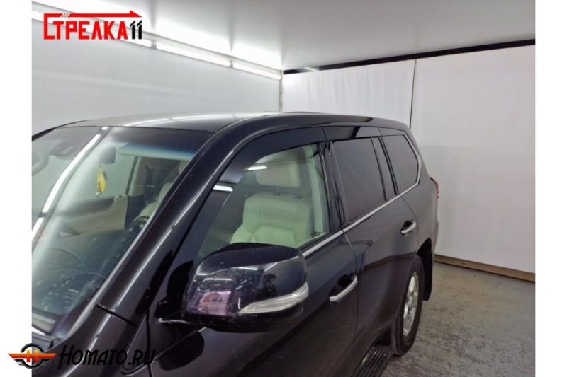 Дефлекторы Lexus LX570 2015-2022 | из 6 частей, премиум, плоские, 2D