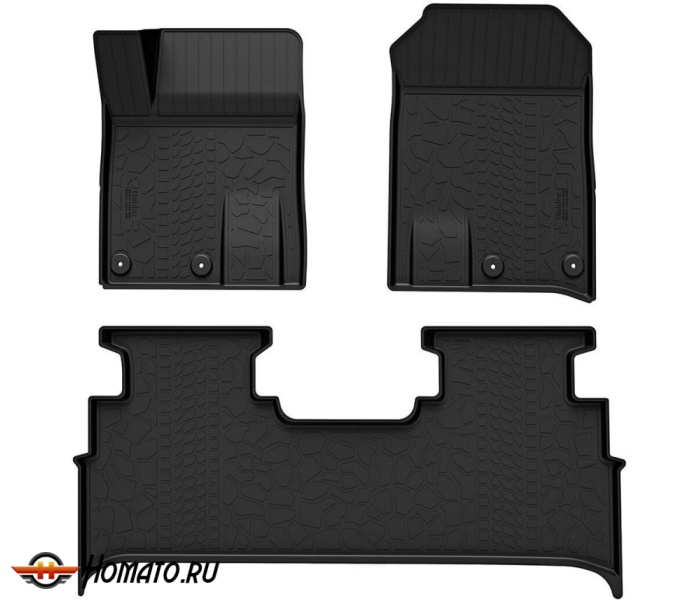 Коврики Джетур Т1 2025+ | полиуретановые, черные, Norplast