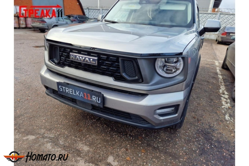 Накладки на капот для Haval H7 2025+ | 2 штуки, декор