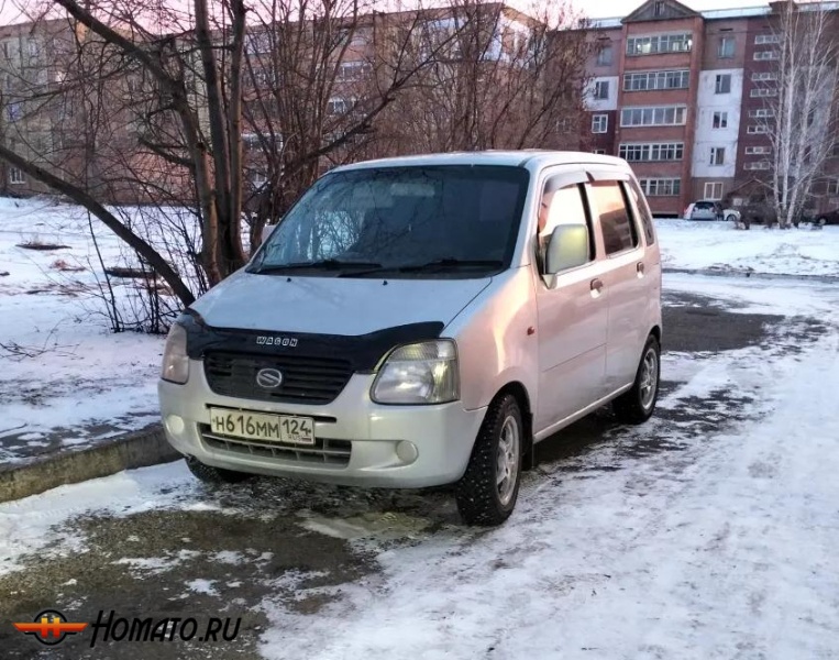 Дефлектор капота мухобойка SUZUKI WAGON R+ (2000-2003)