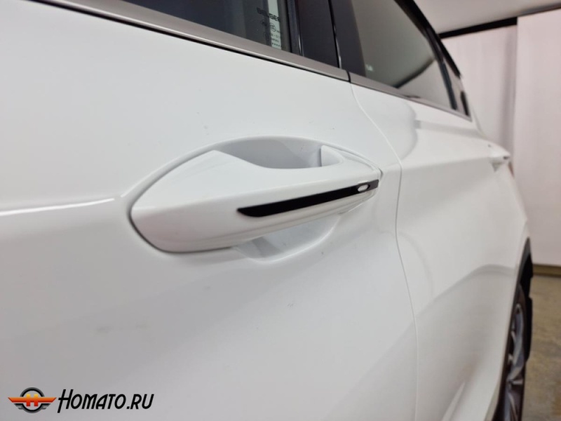 Накладки на ручки дверей для Джили Кулрэй | 4 штуки, декор