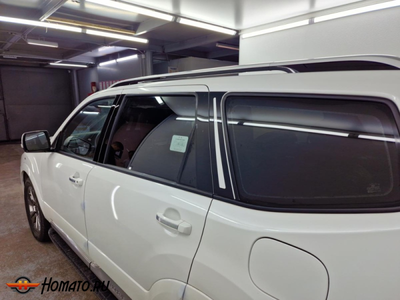 Накладки на стойки дверей для Kia Mohave 2020+ | 8 штук, декор