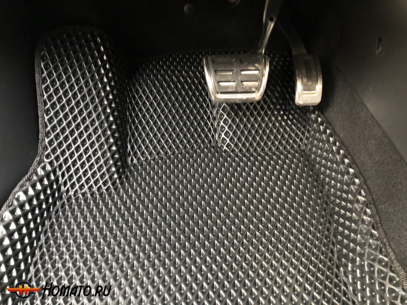 3D EVA коврики Форд Эксплорер 5 2012-2019 | с бортами