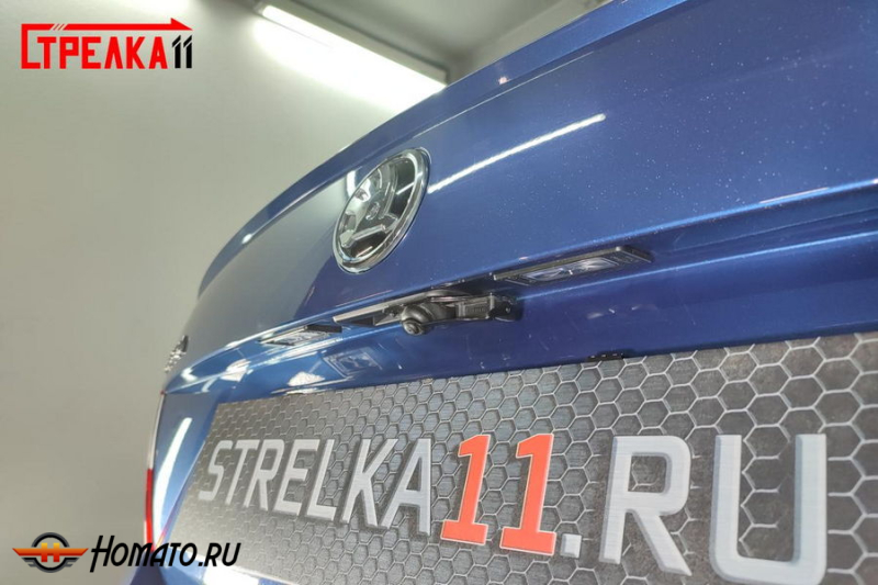 Защита задней камеры SKODA RAPID 1 2017-2020 (ресталинг)