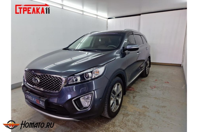 Дефлекторы Kia Sorento Prime 2015-2020 | из 6 частей, премиум, плоские, 2D