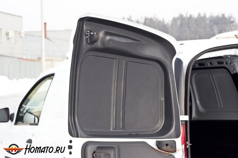 Обшивка задних дверей со скотчем 3М для Lada Largus фургон 2012+ | шагрень