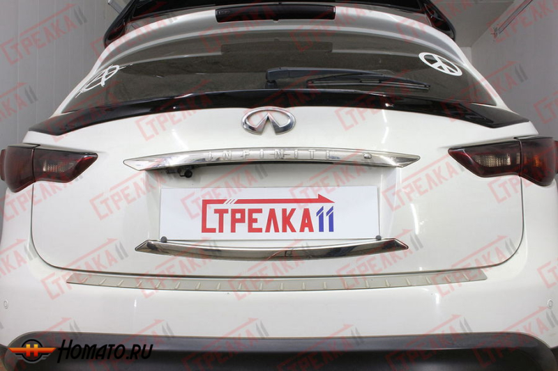 Защита задней камеры INFINITI QX70 2014+