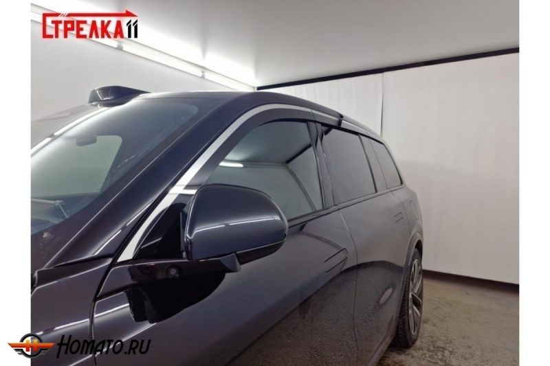 Дефлекторы LiXiang L9 2023+ | премиум, плоские, 2D