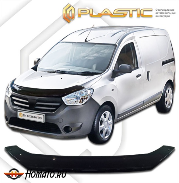 Дефлектор капота Renault Dokker 2012- | черный