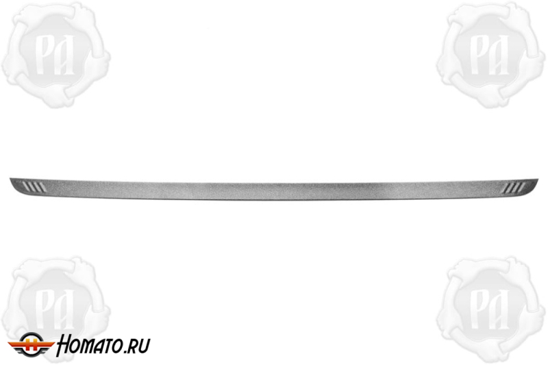 Накладка на кромку крышки багажника для Шевроле Нива | шагрень, со скотчем 3M