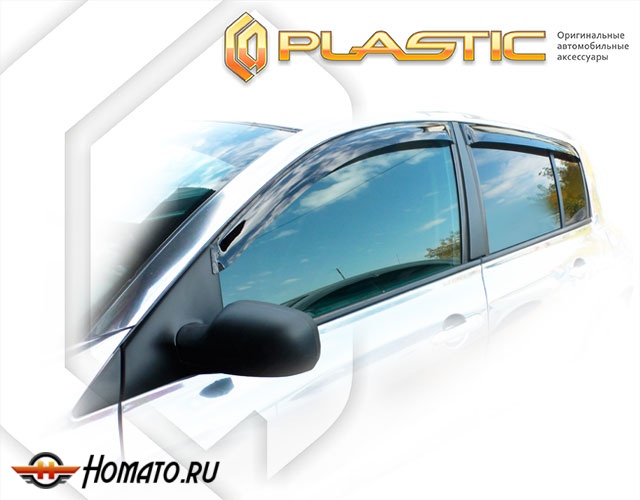 Дефлекторы ветровики Renault Megane 2 хэтчбек 2003-2006 (BM)