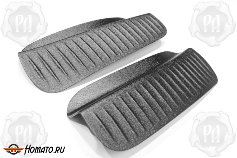 Накладки на пороги задних арок Chery Tiggo 9 2024+ | шагрень