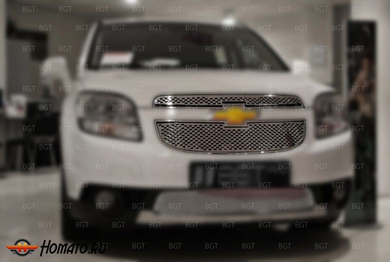 Решетка радиатора для Chevrolet Orlando 2010+ «Punched Grille Top» ВЕРХНЯЯ