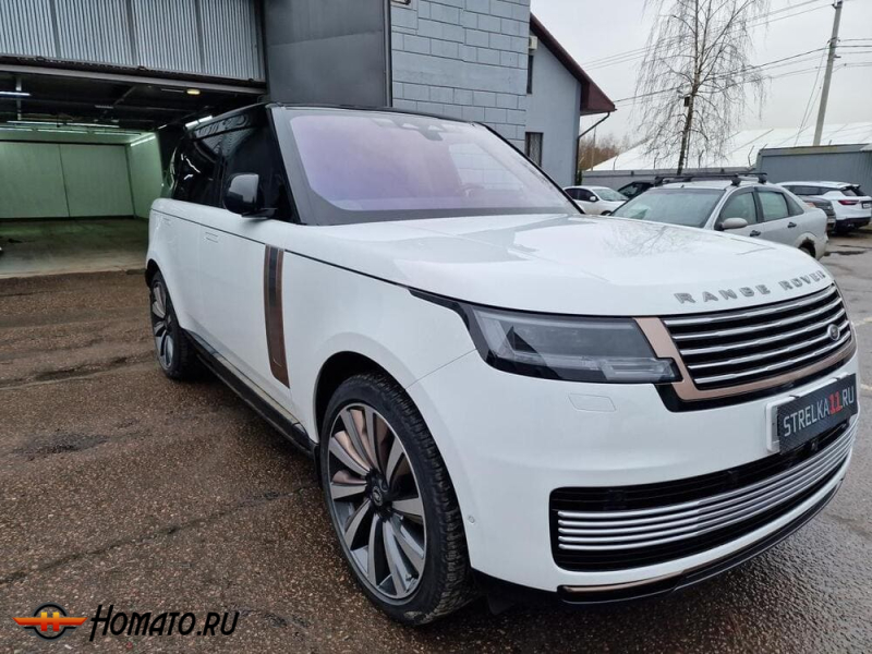 Накладки на кузов для Range Rover 5 2022+ | 8 штук, декор