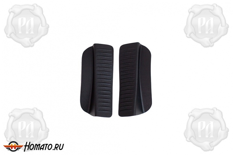 Накладки на пороги задних арок для Ford Kuga 2013+/2017+ | шагрень
