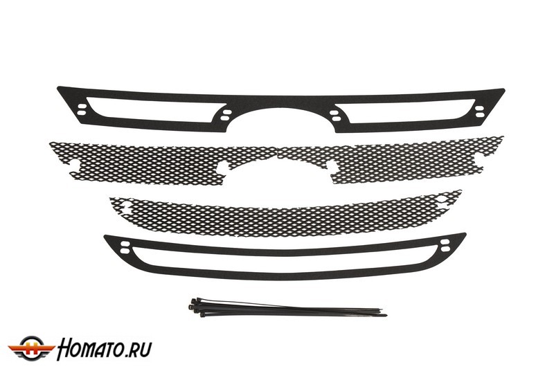Защитная сетка решетки радиатора для Lada Largus 2012+, Largus фургон 2012+ | верх