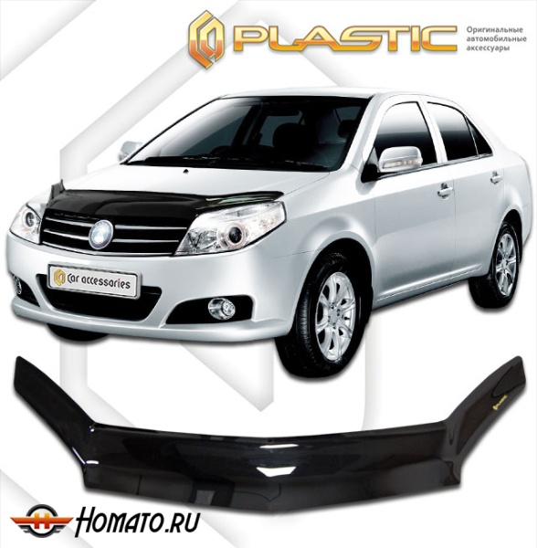 Дефлектор капота Geely MK 2008- | черный