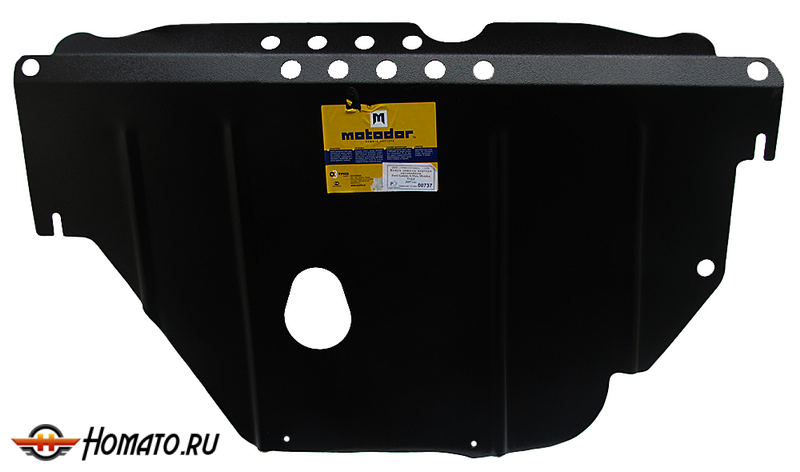 Защита картера Ford Mondeo IV 2010-2015 | двигатель + КПП, 2 мм, сталь | MOTODOR | 00737