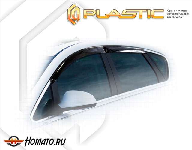 Дефлекторы ветровики Opel Astra хэтчбек 5D 2009-2015 (J)