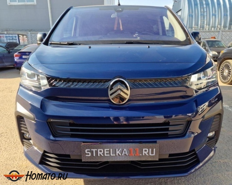 Накладки на фары для Citroen Spacetourer 2024+ / Jumpy 2024+ рестайл | 2 штуки, декор