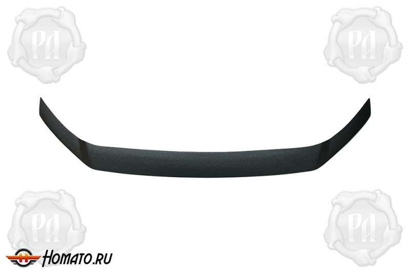Накладка на капот Фольксваген Поло седан 2010-2020  | пластик, шагрень, со скотчем 3M 
