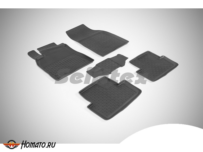 Резиновые коврики Renault Megane III 2008- | с высокими бортами | Seintex
