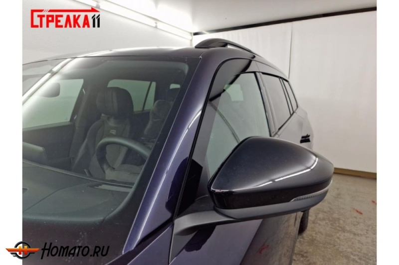 Дефлекторы Volkswagen Teramont PRO 2025+ | из 6 частей, премиум, плоские, 2D