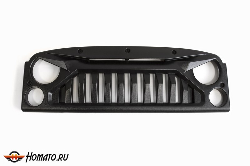 Решетка радиатора без сетки с крепежом для UAZ Hunter 2003+ | шагрень