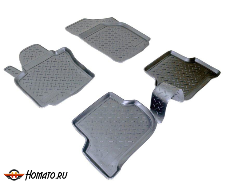 Коврики Seat Altea 2004-2015 | полиуретановые, черные, Norplast