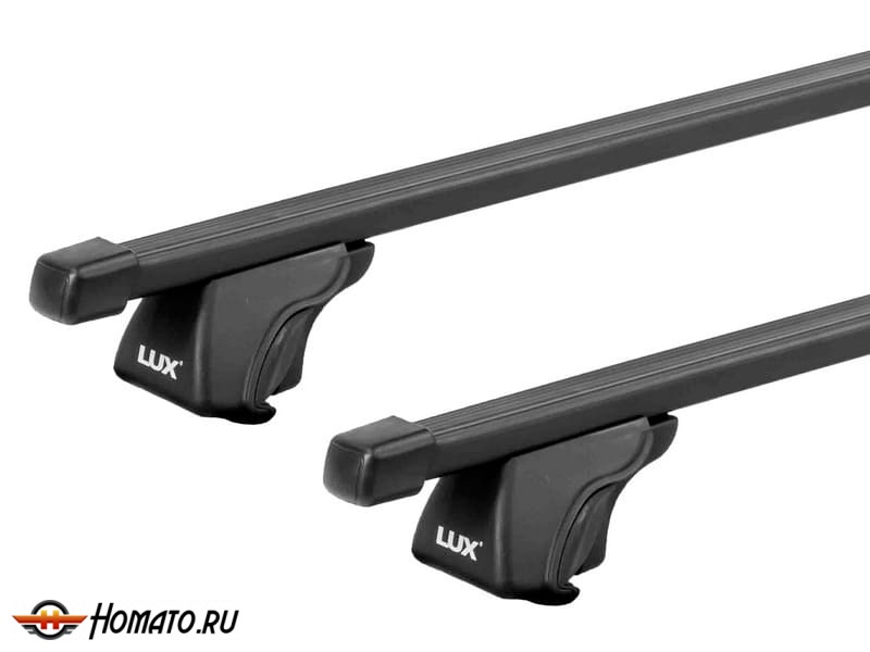 Багажник на крышу для Lada Priora (2007-2018) универсал | на рейлинги | LUX Классик и LUX Элегант