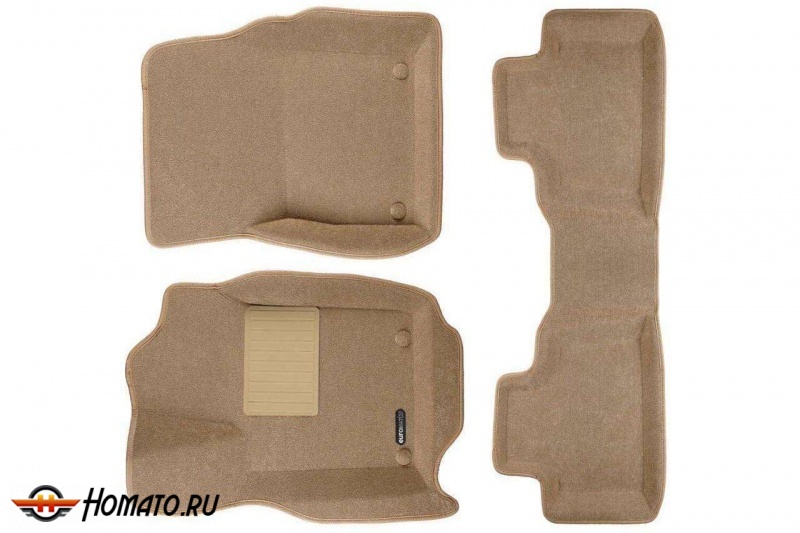 3D коврики для Jeep Grand Cherokee 2010+/2013+/2018+ | BUSINESS: 4 слоя
