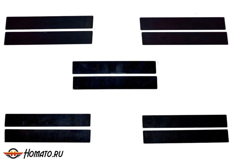 Накладки на решетку радиатора для Hyundai Santa Fe 5 (MX5) 2024+ | 10 штук, декор