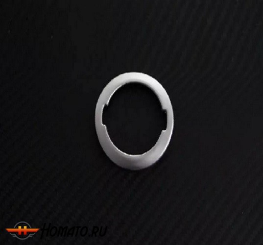 Окантовка кнопки старт-стоп для Nissan Qashqai 2014+ | Silver (ABS)