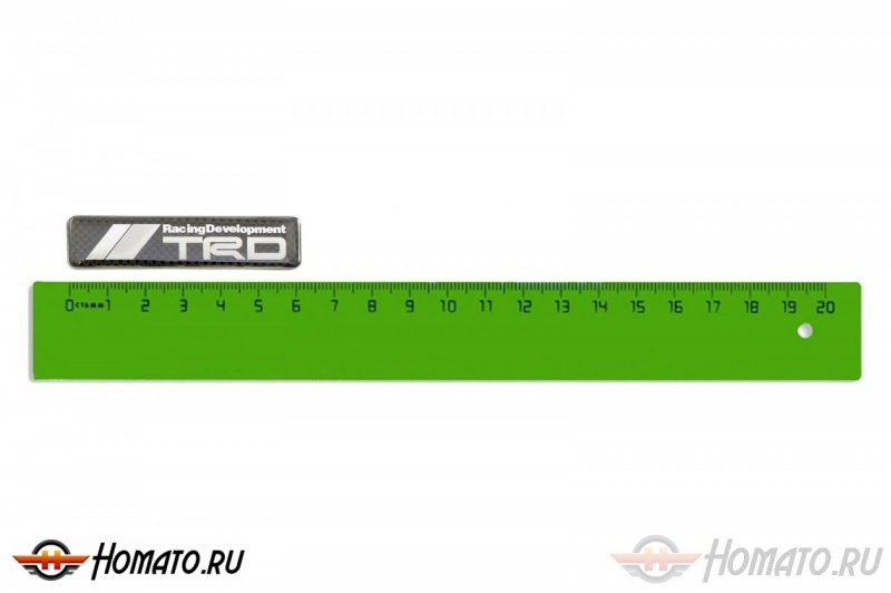 Шильд "TRD Sports" Для Toyota, Самоклеящийся, Цвет: Черный, 1 шт. (62mm*16mm)