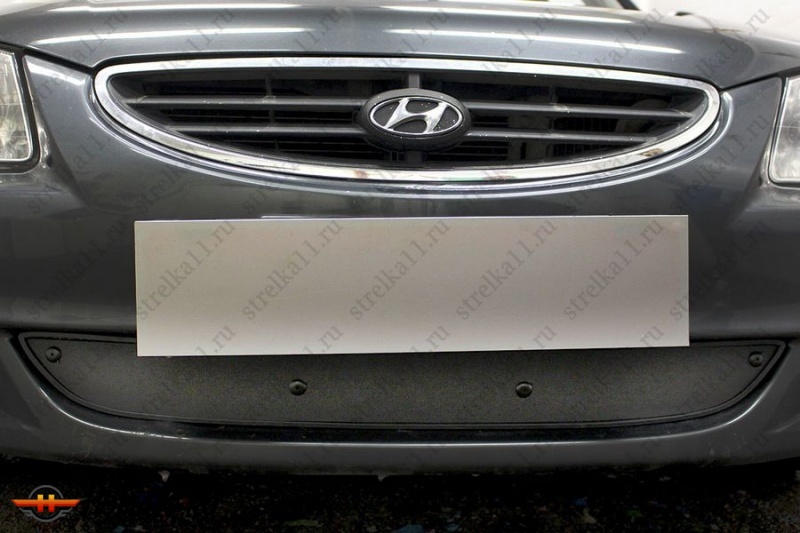 Защита радиатора для Hyundai Accent 2000-2012 Тагаз | Стандарт