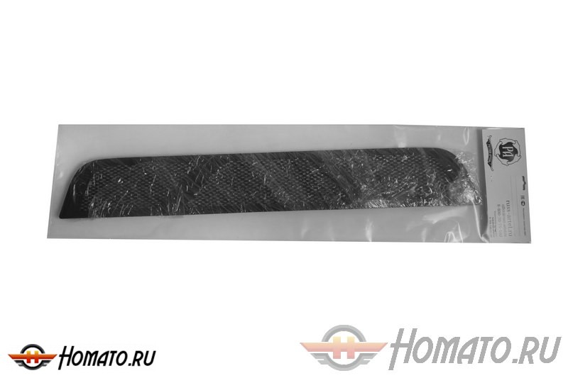 Защитная сетка решетки переднего бампера Nissan Pathfinder (R51) 2011-2013 | шагрень