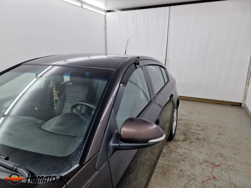 Премиум водостоки дефлекторы лобового стекла Шевроле Круз 2009-2015