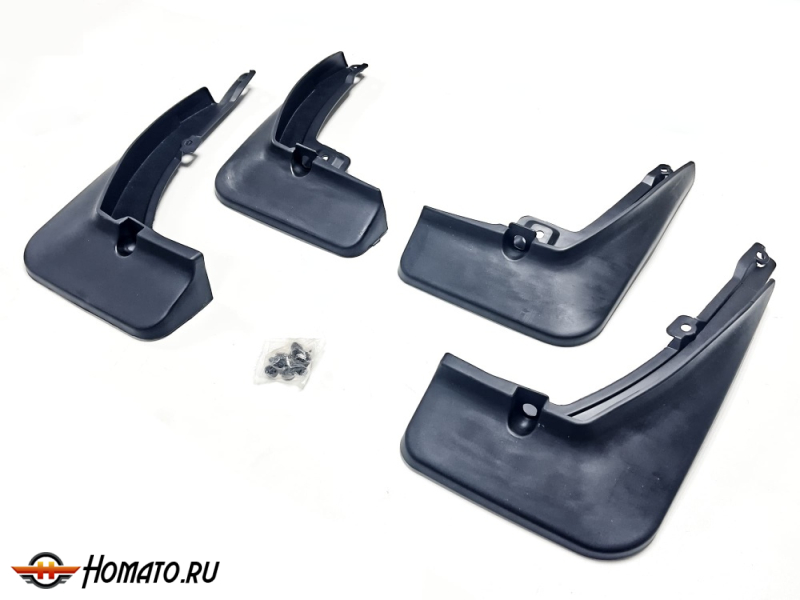 Брызговики OEM для Джили Монджаро 2023+ | комплект: передние+задние