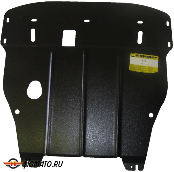 Защита картера Mitsubishi Colt 2004-2008 | двигатель + КПП, 2 мм, сталь | MOTODOR | 01312