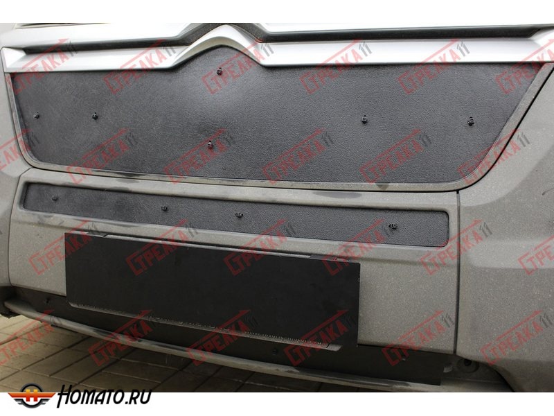 Зимняя защита радиатора Citroen Jumper 290 2014+ | на стяжках