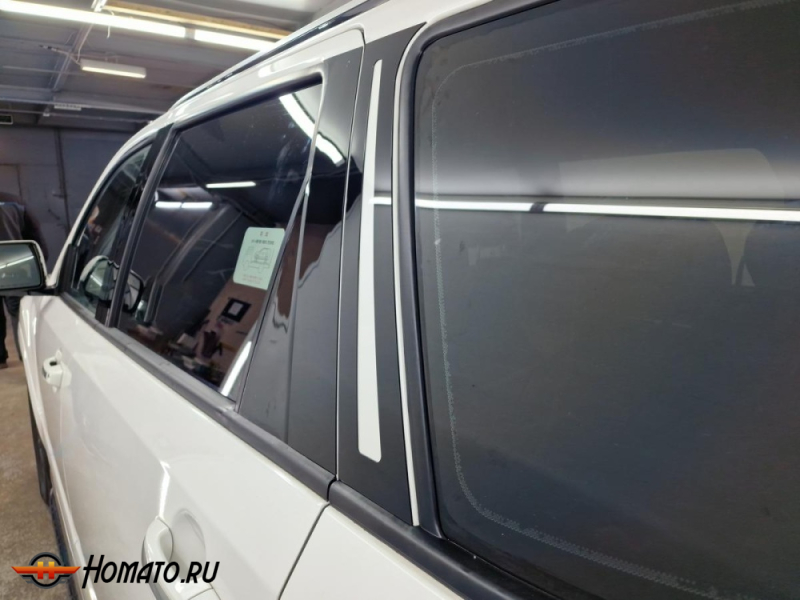 Накладки на стойки дверей для Kia Mohave 2020+ | 8 штук, декор