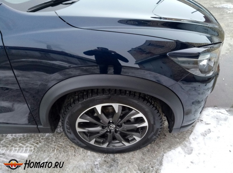 Расширители колесных арок (30 мм) для Mazda CX-5 2011+/2015+ | шагрень