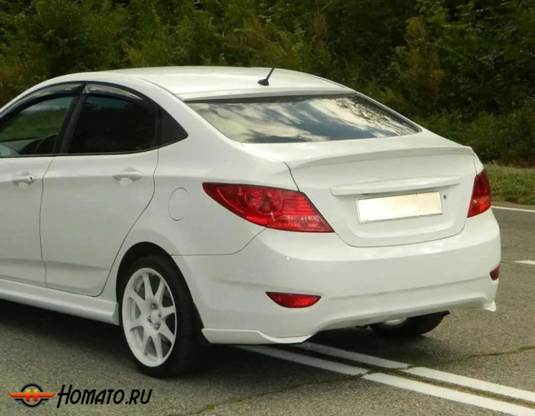 Лип-спойлер HS2 для Hyundai Solaris 2010+/2014+