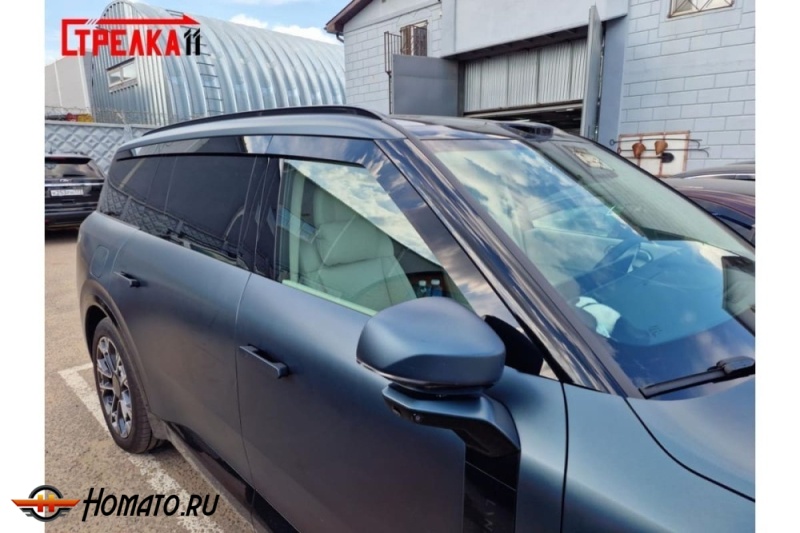 Дефлекторы Lynk Co 900 | из 6 частей, премиум, плоские, 2D