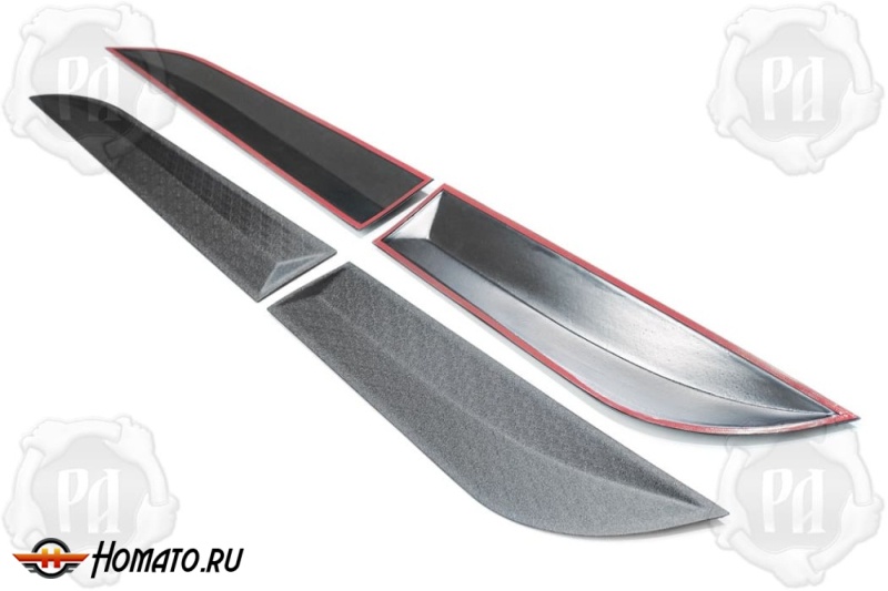 Молдинги на двери для Чери Тигго 9 2024+ | шагрень