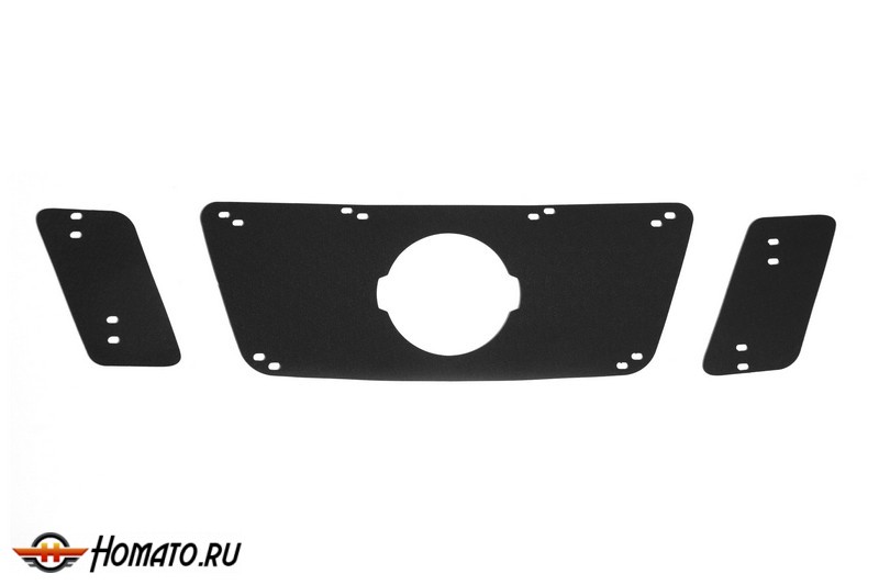 Зимняя заглушка решетки радиатора Nissan Pathfinder (R51) 2011-2013 | шагрень